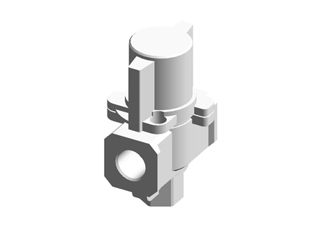 40 Series Lock Shut-Off Valve, G1/2 Port