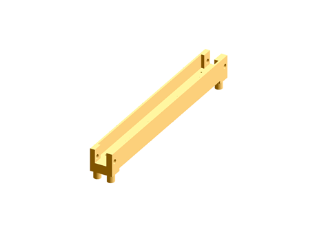 Harting 09 03 Series Shroud for use with DIN 41612 Connector