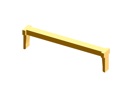 34 Way Strain Relief Clip for use with Female Connector