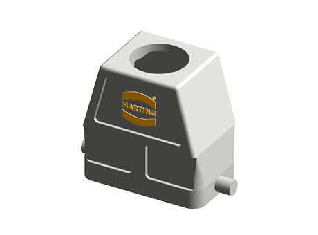Han B 1930 Series size 10 B Top Entry Connector Hood