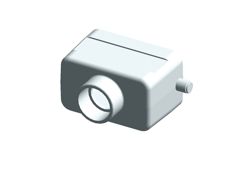 Han B 1930 Series size 10 B Top Entry Connector Hood