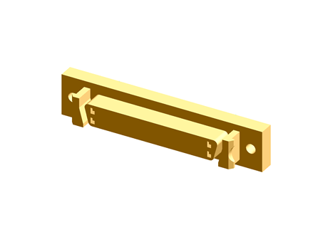 Harting Female 50 Pin Straight Through Hole SCSI Connector 2.54mm Pitch, Solder