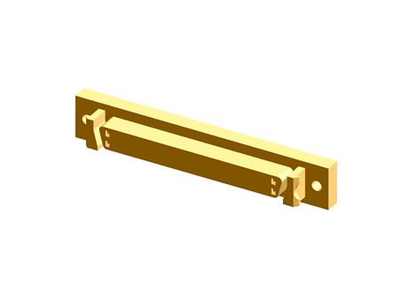 Harting Female 68 Pin Straight Through Hole SCSI Connector 2.54mm Pitch, Solder