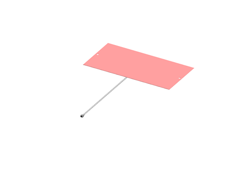433MHz Flex Antenna with cable 100mm