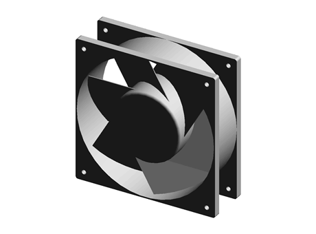 FAN,DC TUBEAXIAL,147.1 CFM,24 V,12.2 W,6
