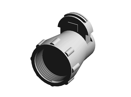 Circular Connector Backshell w/clamp 11