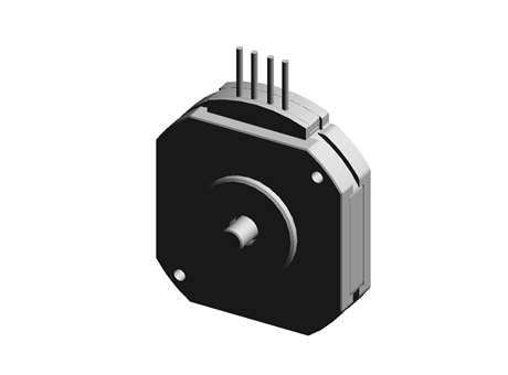Sanyo Denki Bipolar Hybrid Stepper Motor 1.8°, 83mNm, 24 V dc, 1 A, 4 Wires