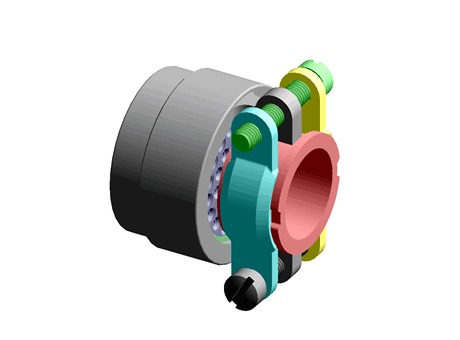 32 Way Socket Strain Relief Cable Clamp for use with 62 GB Series