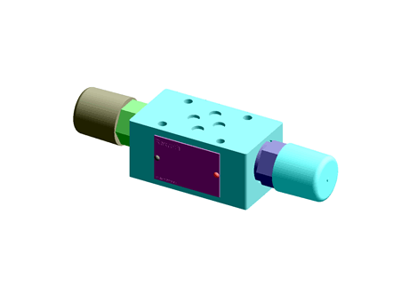 6 size double throttle check valve
