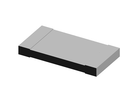 Resistor R040 RS Group - Free CAD models - Resistor current sense 3W 1% 2512 R040 ...