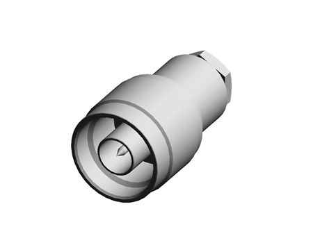 TE Connectivity 50Ω Straight Cable Mount N Type Connector, Plug, Solder Termination, 0  11GHz, RG141 A/U, RG58