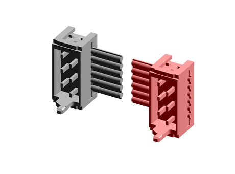 Morsetto passaparete Molex Scheda - Scheda, Filo-Scheda, 12 vie, 2 file, passo 3mm