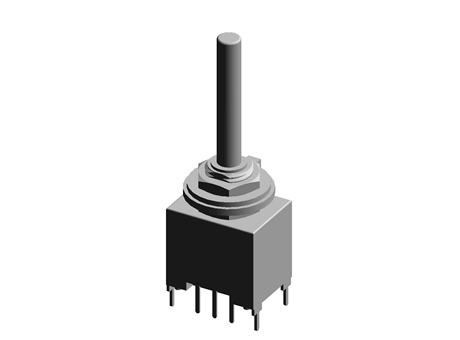 10 position straight BCD rotary switch
