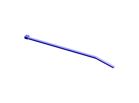 Blue nylon 6.6 cable tie,100x2.5mm