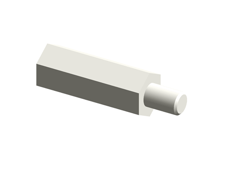 Male-Female nylon spacer,M4x19mm