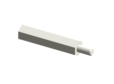 Male-Female nylon spacer,M3x25mm