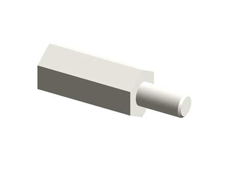 Male-Female nylon spacer,M3x12.7mm
