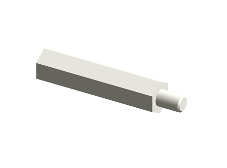 Male-Female nylon spacer,M4x30mm