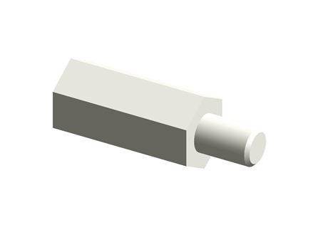 Male-Female nylon spacer,M4x15mm