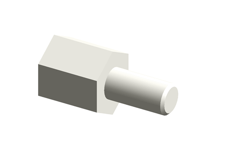 Male-Female nylon spacer,M3x6mm