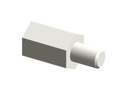 Male-Female nylon spacer,M4x10mm