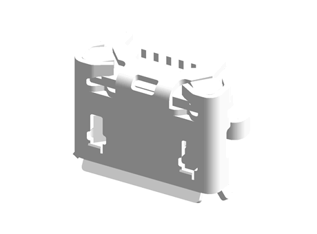 Hirose Straight, SMT Type B 2.0 USB Connector