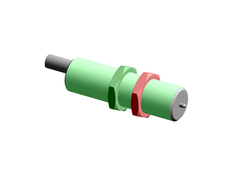 Sensor de posición Baumer MY COM G75/P/80/L, Cilíndrico, Carcasa Latón chapado en níquel, PNP, 0  10 Hz,