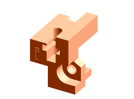 FIXING BRACKET G FOR F DIN 41612 HOOD