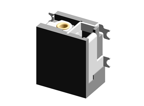 Wurth Elektronik, WR-DC Right Angle DC Socket Rated At 5.0A, 18.0 V, PCB Mount, length 8.0mm, Gold, Tin