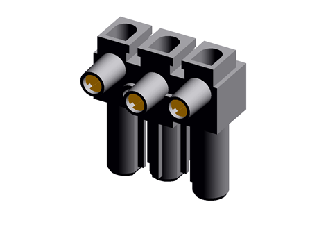Black GST18 cable skt w/standard screw