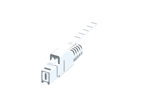 TE Connectivity RJ Plug Kit With Module, Shell, Strain Relief, Tether