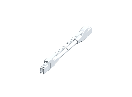 TE Connectivity Black Cat5e Cable UTP, 2m Male RJ45/Male RJ45