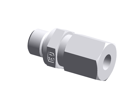 Pneumatic Banjo Threaded-to-Tube Adapter Push In 6 mm Tube, 250 bar