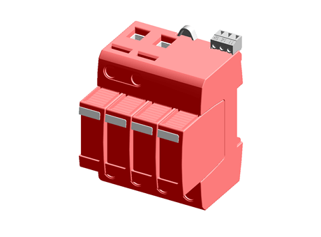 Dehn DG Series 275 V ac Maximum Voltage Rating 40kA Maximum Surge Current Type 2 Arrester, DIN Rail Mounting