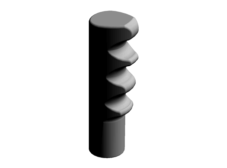 RS PRO Black PVC Hand Grip, 115mm