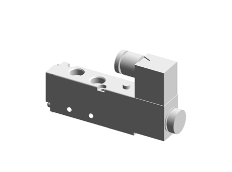 5/2 way G1/4 single solenoid -DC 24V DIN
