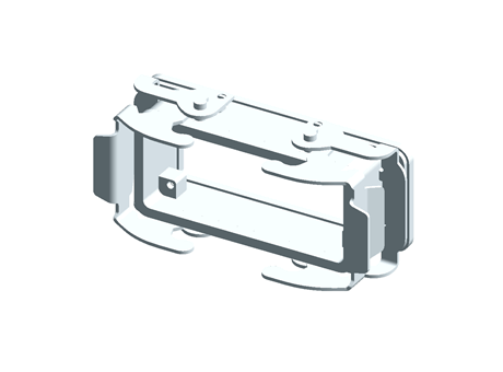 Bulkhead mounting housings with 2 V-Type