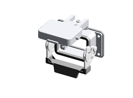 Bulkhead mounting housing with 2 pegs si
