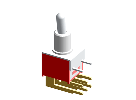 MINIATURE TOGGLE SWITCHES - DP ON-NONE-O