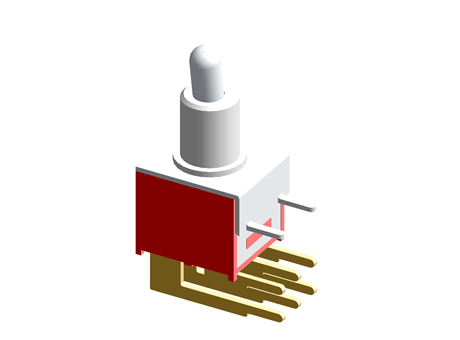 MINIATURE TOGGLE SWITCHES - DP ON-NONE-O
