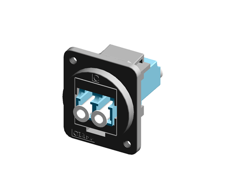 FT BLK METAL LC DUPLEX SM M3