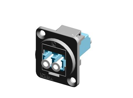 FT BLK METAL LC DUPLEX SM CSK XLR