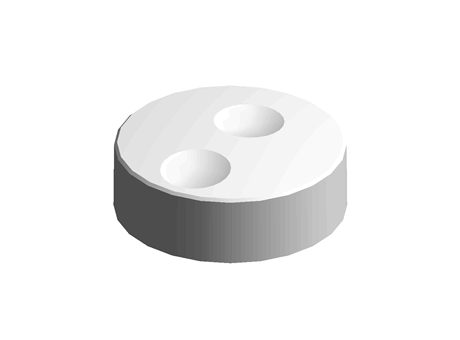 ENCODER KNOB 35GM GREY 6.35MM SCREW FIX