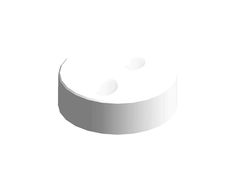 ENCODER KNOB WHITE 6MM SP
