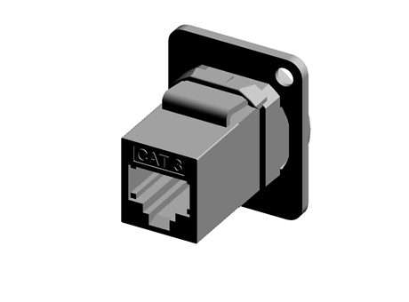 FT CAT3 RJ12 6P6C CSK