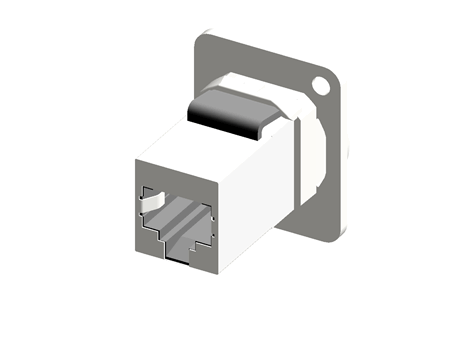 FT METAL CAT5E RJ45 SHIELD CSK XLR