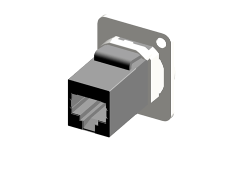 FT METAL CAT6 RJ45 CSK XLR