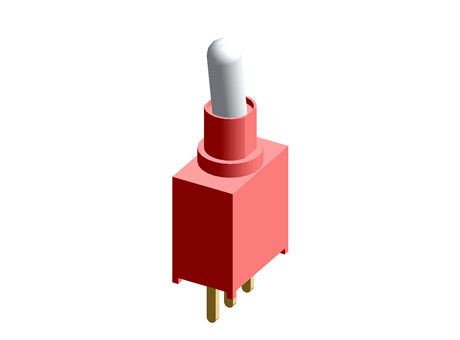 1P ON-OFF-ON PCB PIN TOGGLE SWITCH,0.4VA