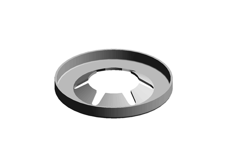 OPEN STYLE PUSH-ON RETAINER,1/8IN SHAFT