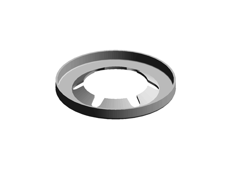 OPEN STYLE PUSH-ON RETAINER,1/4IN SHAFT